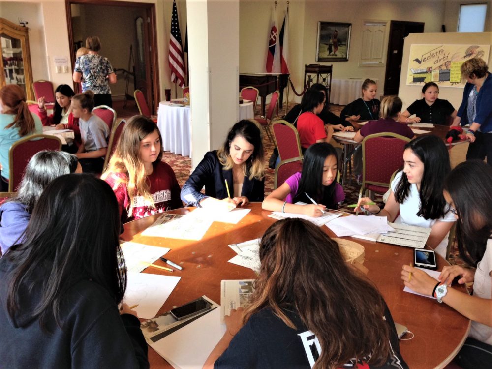 The Foundation's Creative Activism Workshop was hosted by Czech Museum Houston in 2017.